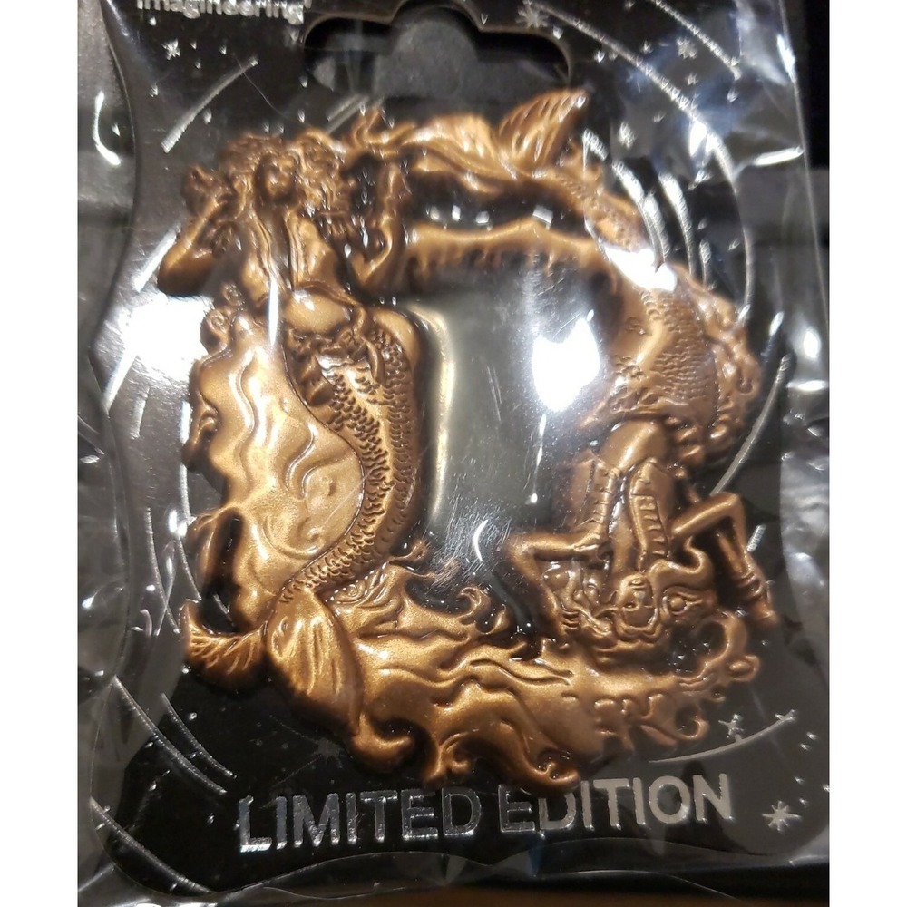 Disney Pin Pirates of the Caribbean Pieces of Eight Mermaids LE 300 122980 WDI